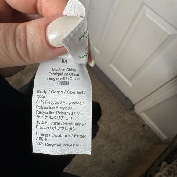 J. Crew NWT Black Ribbed High Rise Cheeky Bikini Bottom Size M - Picture 8 of 8